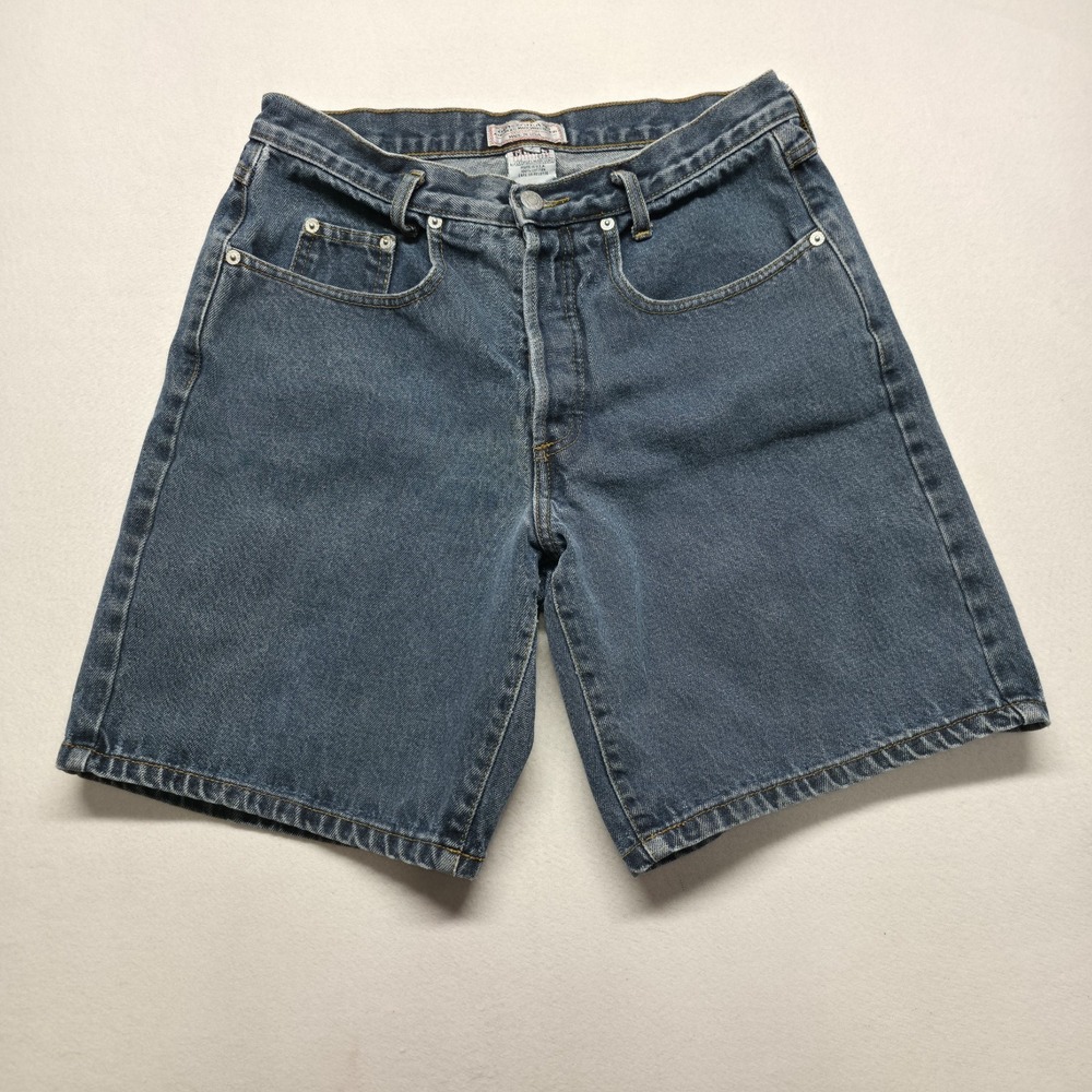 Vintage Guess George Marciano Women's Denim Buttonfly Shorts Size 2 (28X8)‎ USA